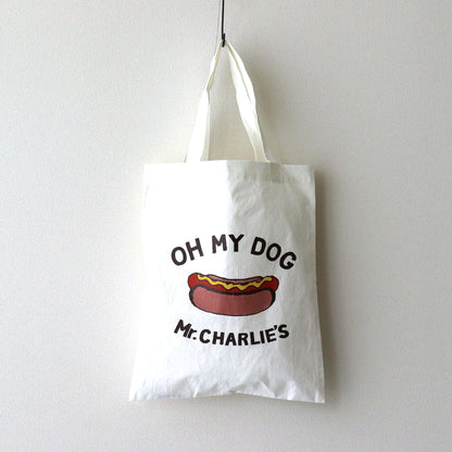 OH MY DOG TOTE BAG #white [no.7000]