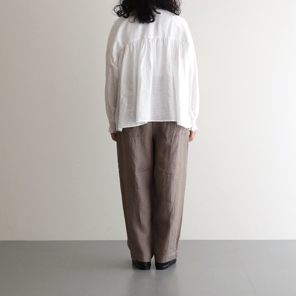 French linen shirring BL #off [UT241BL045]