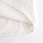 VOILE TULLE LACE S/SL SMOCK WITH COTTON VOILE #9000 OFF WHITE [NSL25051]