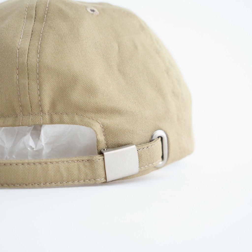 BLACK CAT CAP #TWILL BEIGE [TMBA-117H]