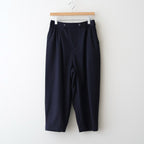 夜色：Tucked pants #dark navy [13251-18113]