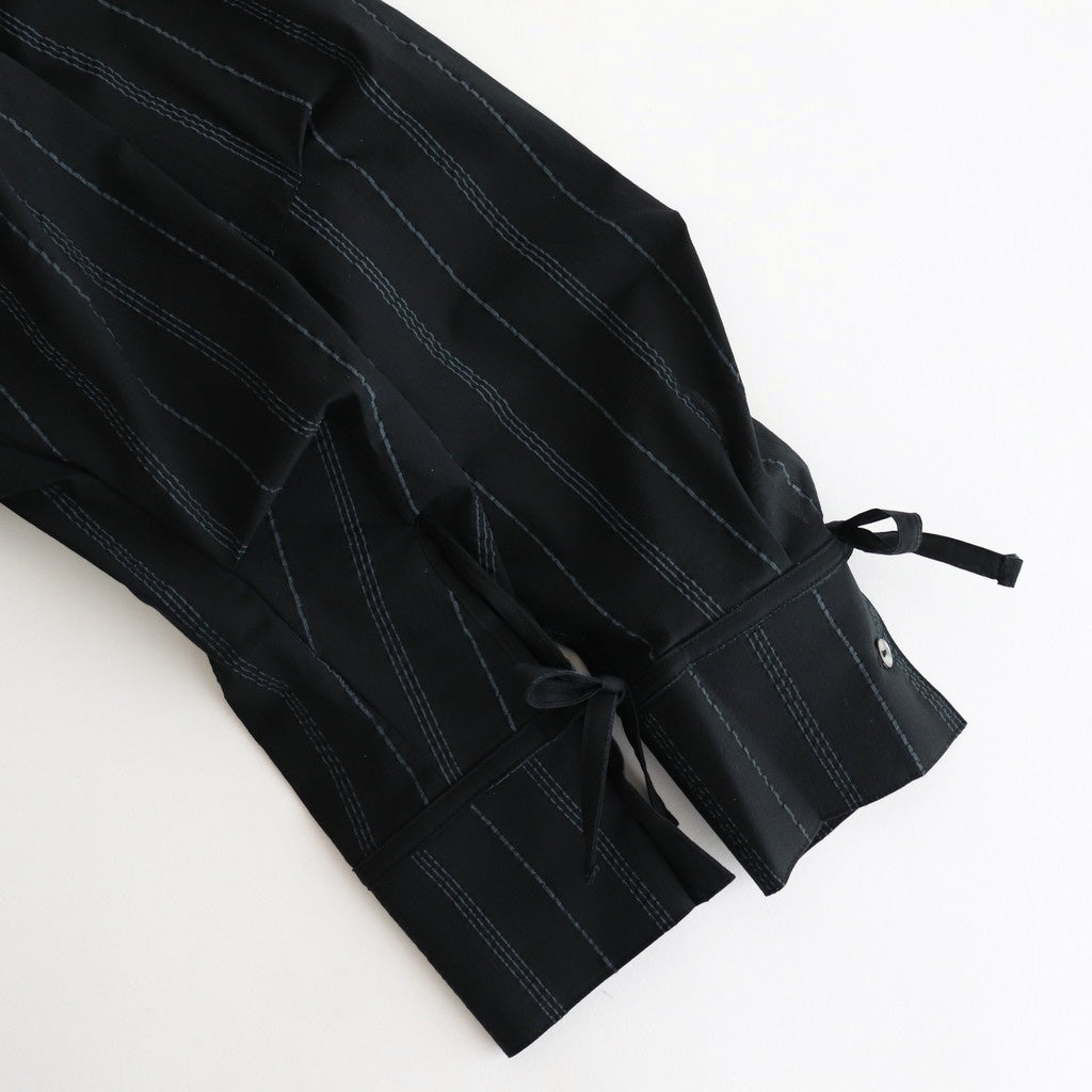 white waffle shirt #black [1556-001]