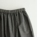 輝かしい影 Elastic waist wrap pants #Gray [TLF-225-pa004-em]