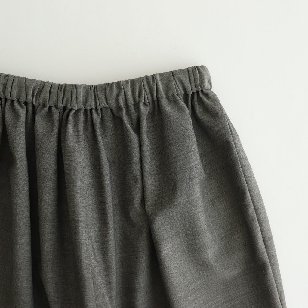 輝かしい影 Elastic waist wrap pants #Gray [TLF-225-pa004-em]