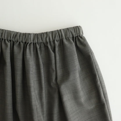 輝かしい影 Elastic waist wrap pants #Gray [TLF-225-pa004-em]
