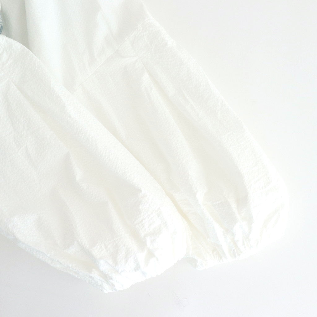 日日夜夜：Wide lace collar smock blouse #off white [13251-05107]