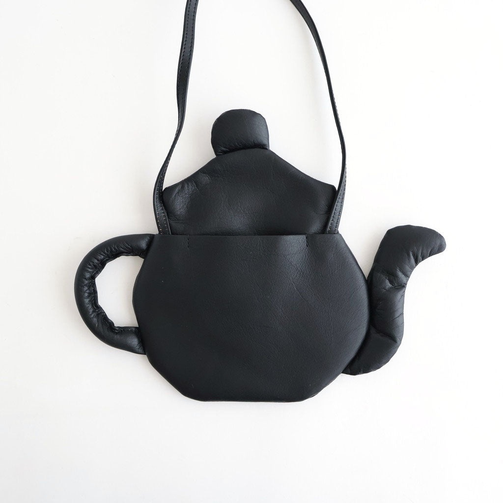 TEA POT SHOULDER BAG #Black [no.7904]