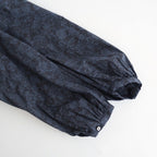 霞の空：Frilled collar blouse #dark flower [13251-10107]