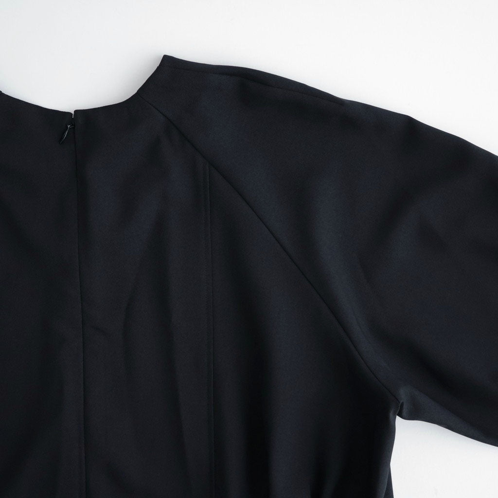記憶の庭 Billowy sleeve dress #Black [26F-SH045-RP]