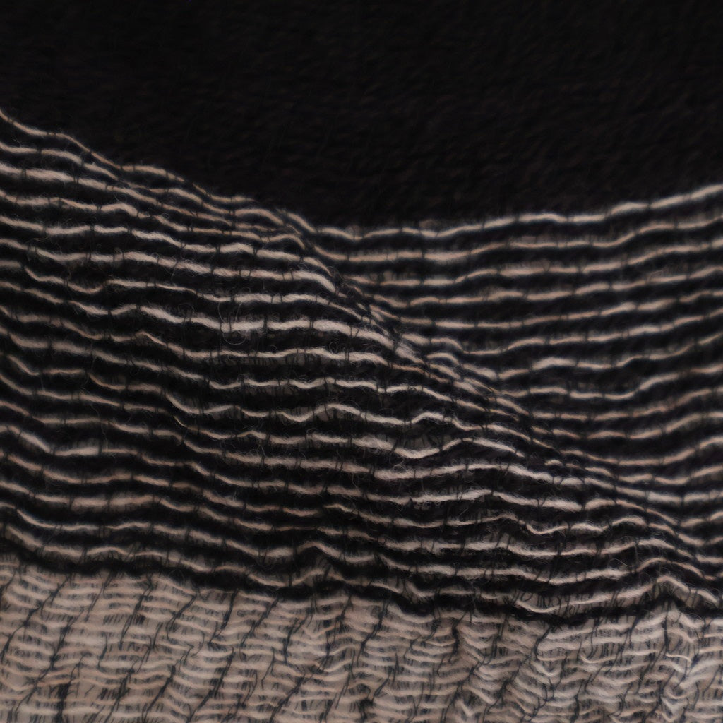 roots shawl MIDDLE #F [BK-GY-1119]