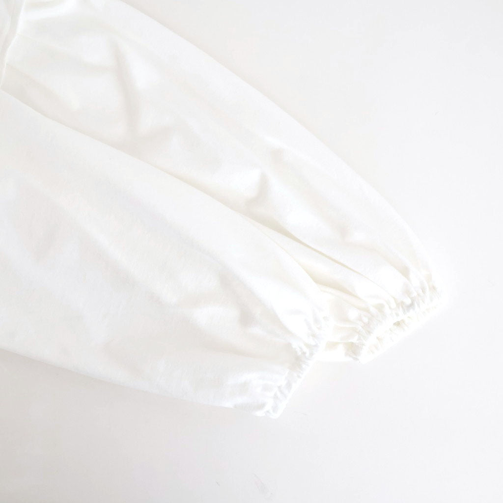 アメリカンコットン天竺 ボリュームスリーブPO #010 シロ [US260CT013]