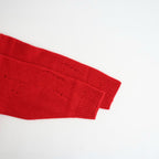 royal baby alpaca damage pattern-knit P/O #red [WXFL-UW130]