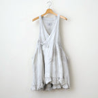 雲のウツロイ：Cache-coeur tunic #white powder×ink [11261-07507]