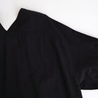 コットンキュプラリネン ガウンOP #001 クロ [TS260OP069]