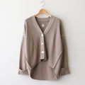 Cotton-Wool Cardigan #Beige Mix [oni058]