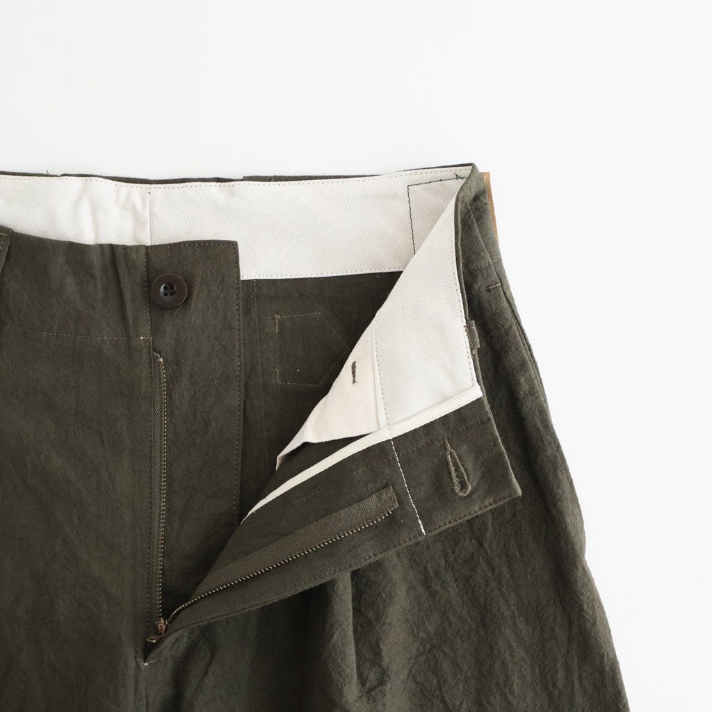 HW wide trousers #Khaki [261507]