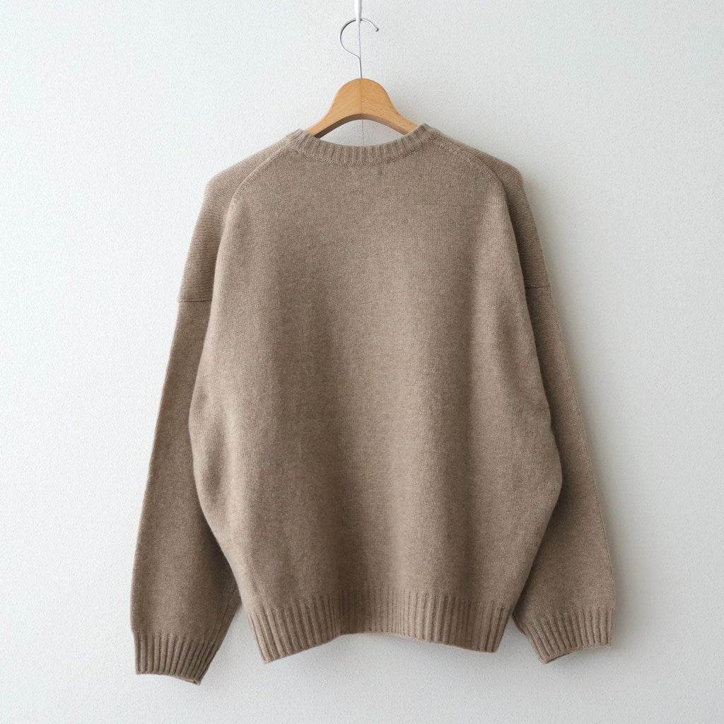 7G CREW NECK SWEATER #Beige [no.7832]