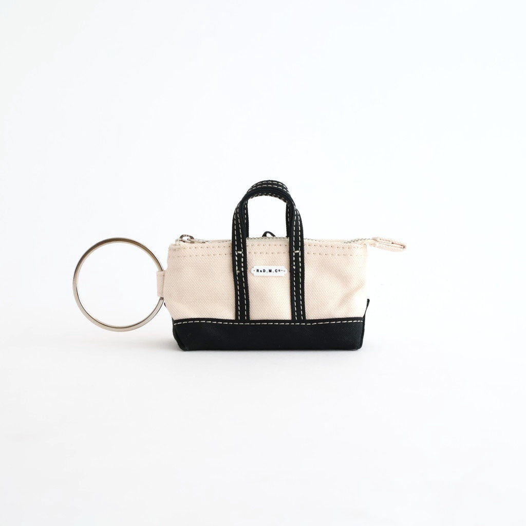 MINI MINI TOTE KEY RING #Black dog付き [no.8008]