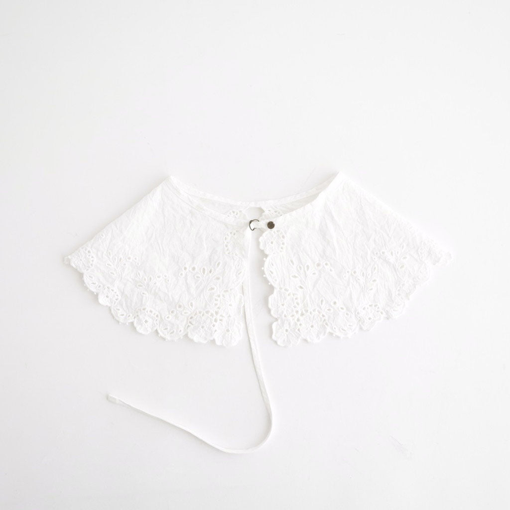乾いた庭：付け襟 #white [13261-05516]