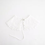 乾いた庭：付け襟 #white [13261-05516]