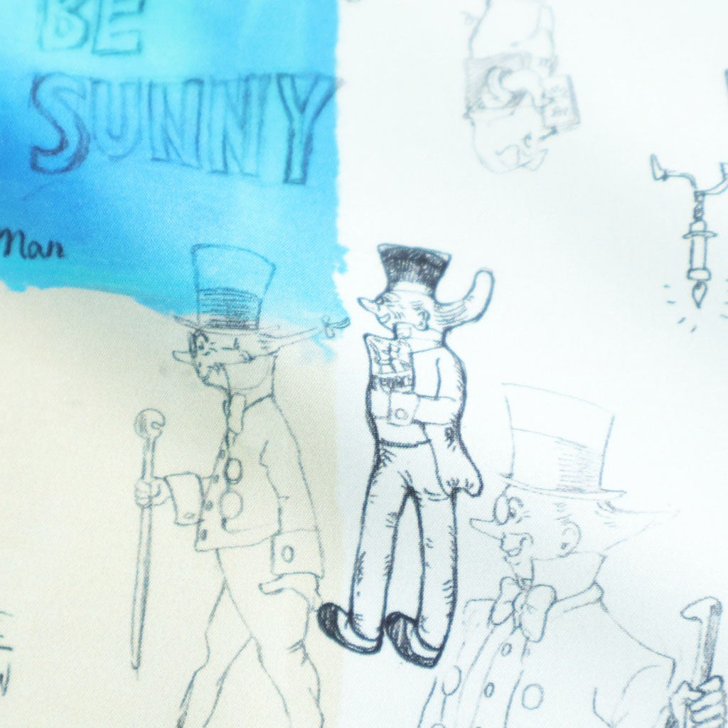 MOSAIC GRAFFITI SCARF #Multi [no.7966]