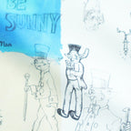 MOSAIC GRAFFITI SCARF #Multi [no.7966]