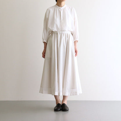 Translucent Silence Circular skirt #Off White [TLF-225-sk005-cdv]