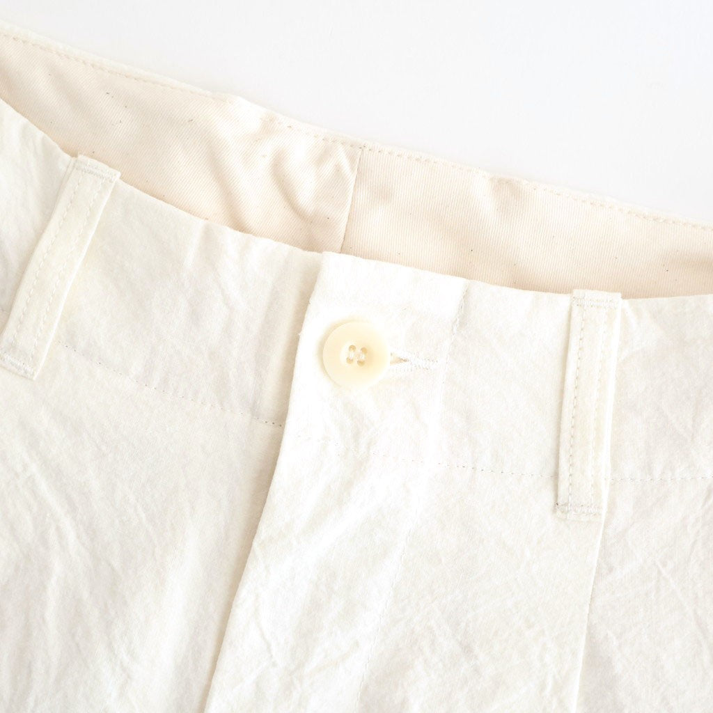 HW wide trousers #Off white [261507]