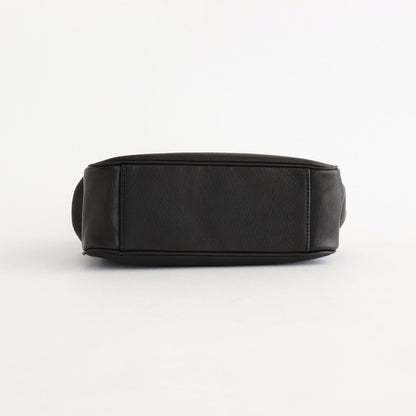 plain gama hand bag-square #black