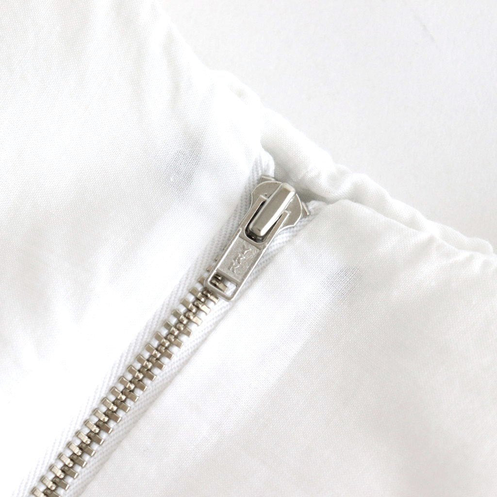 GARMENT DYE LAWN SHIRRING VEST #White [no.7521]