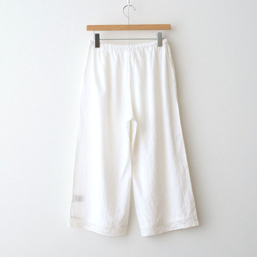 80s COTTON VOILE LACEUNDER PANTS #9100 WHT (OFF WHITE) [NSL26094]
