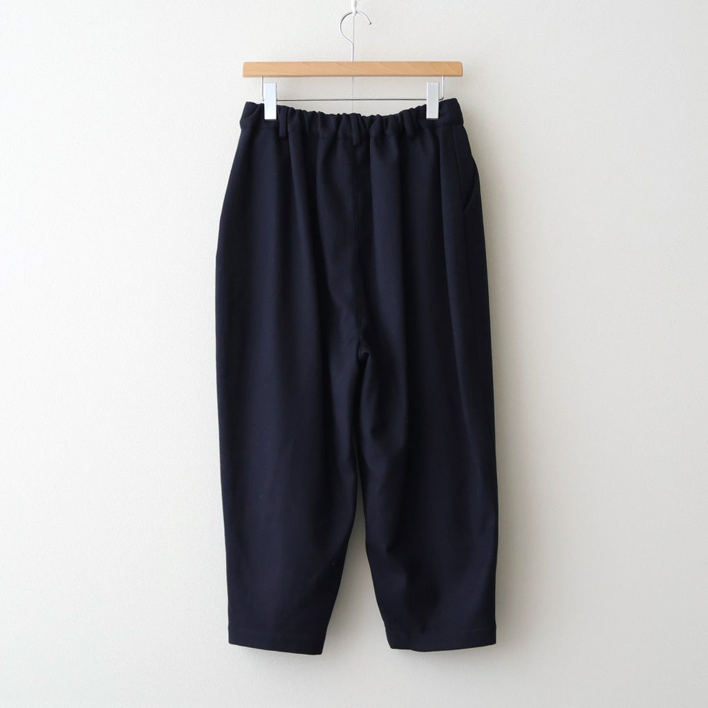 夜色：Tucked pants #dark navy [13251-18113]