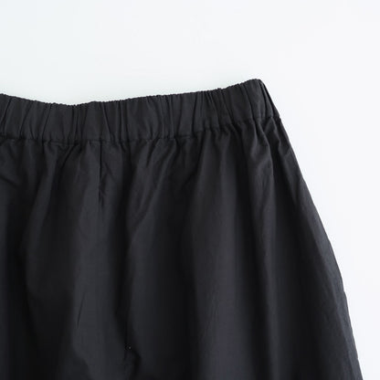 40s POPLIN PLAIN HEM PLEATS EASY PANTS #9900 BLACK [NSL25546]