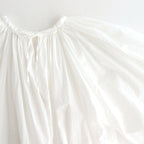 GARMENT DYE LAWN GATHER SMOCK #White [no.7520]