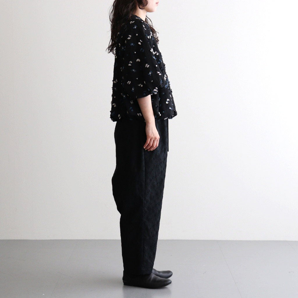 balloon sleeve pullover #itomaki BK [KJ507SS44]