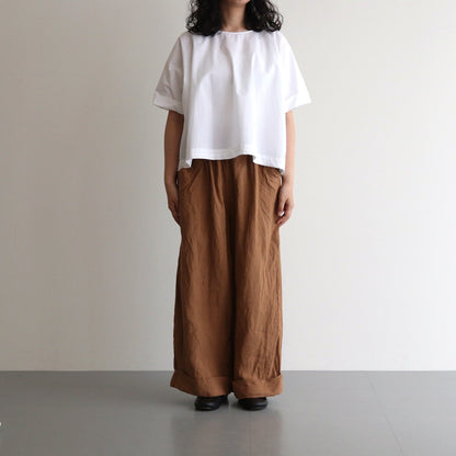Faurie Linen Pants #Cognac [A232251PP731]