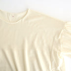 存在すること：Gathered sleeves sweater #ivory [13243-13109]