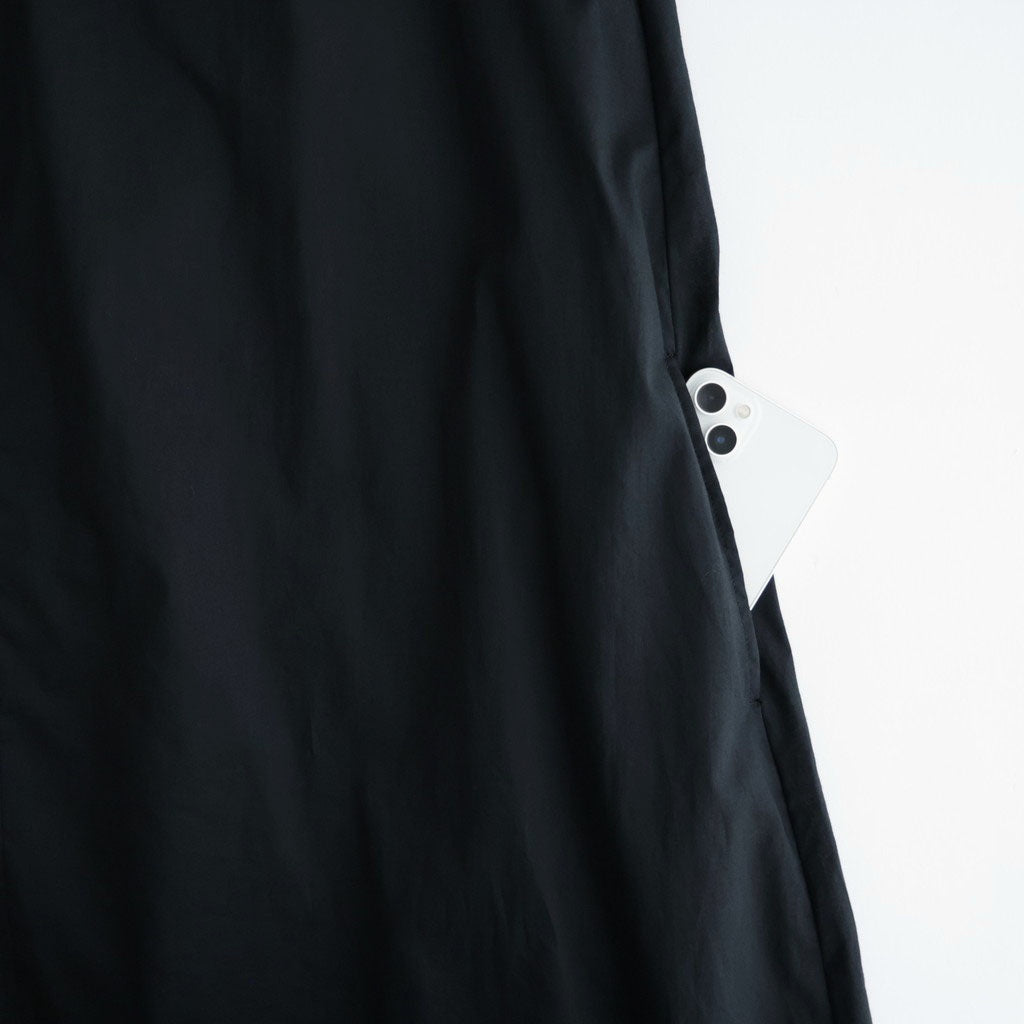 沈黙の音色 Yoke dress #Black [26F-OP001-CL]