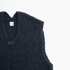 Slub bubble Vest #D.Navy [Oni063]