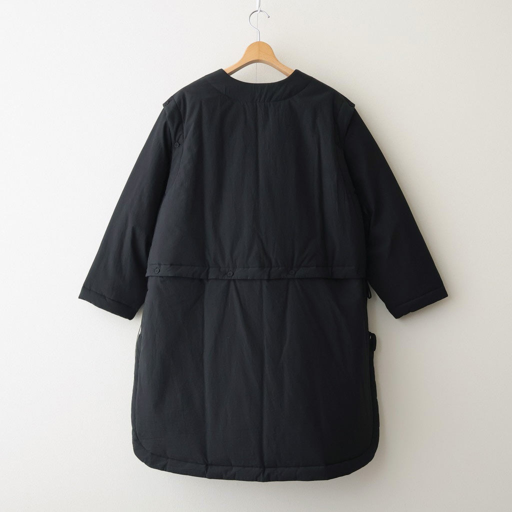 昼想夜夢：Quilted coat #black [13251-17101]