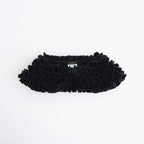 COTTON WOOL FRILL COLLAR #Black [no.7705]