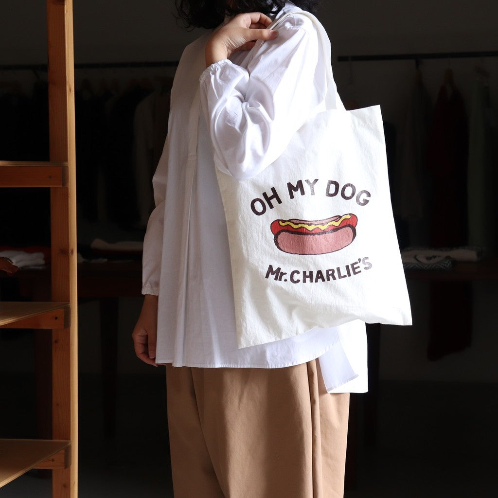 OH MY DOG TOTE BAG #white [no.7000]