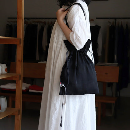 FLOWER BAG 花包 #BLACK [AL4226BG-12]