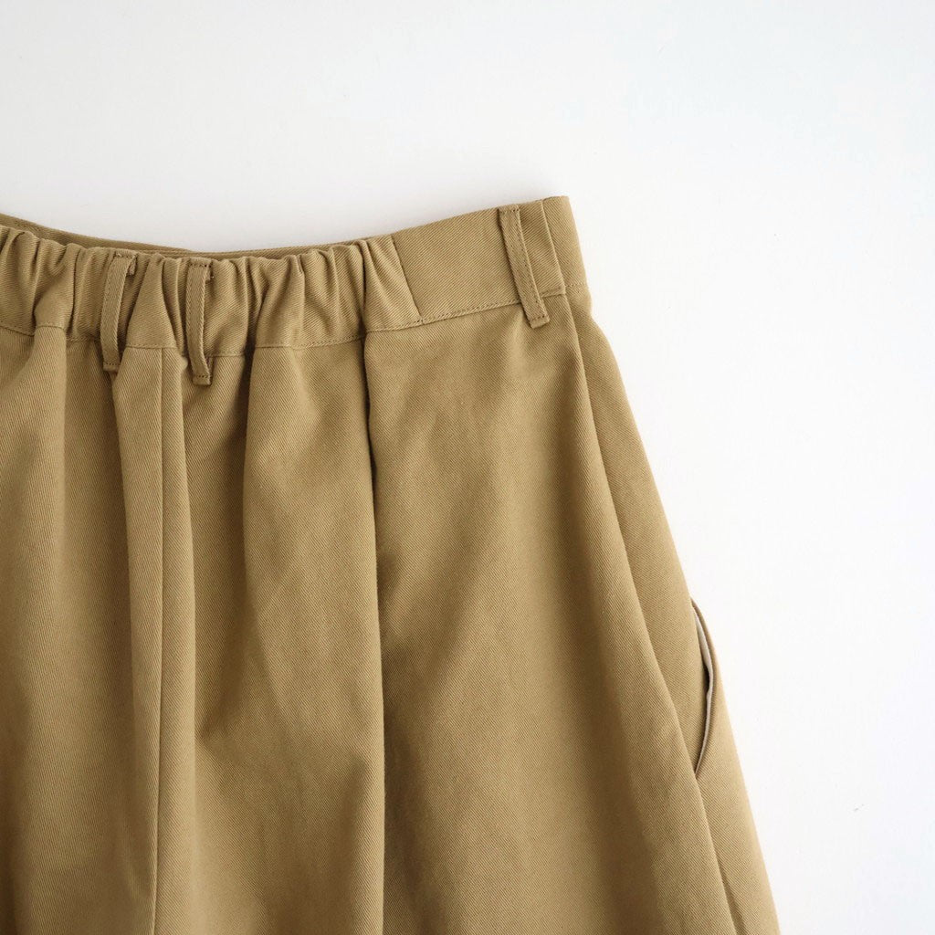 影の涙 Wide tapered trousers #Beige [26F-PT073-AC]
