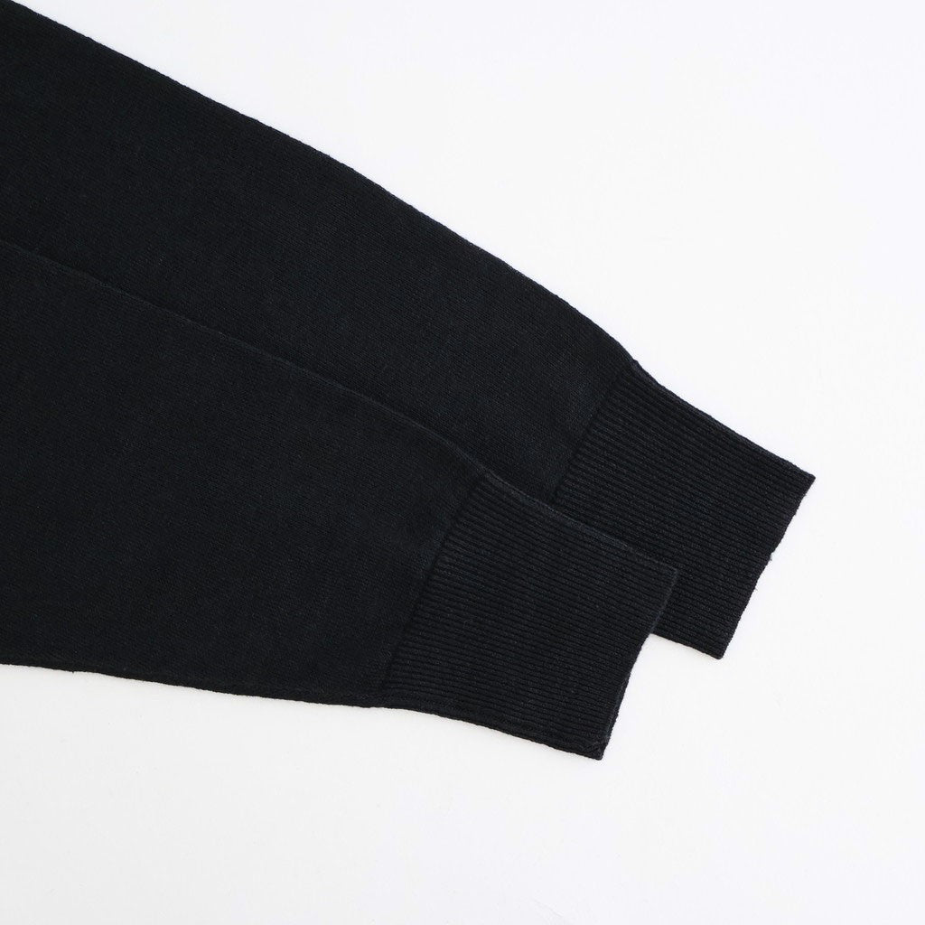 French Pure Linen クルーネックカーディガン #001 クロ [UT262KN001]