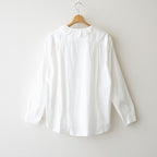 輝きの余白：フリルシャツ #off white [13261-06407]