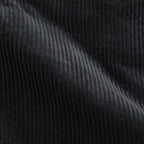 8WALE CORDUROY EASY WIDE PANTS #9900 BLACK [GNMDS2052CR]
