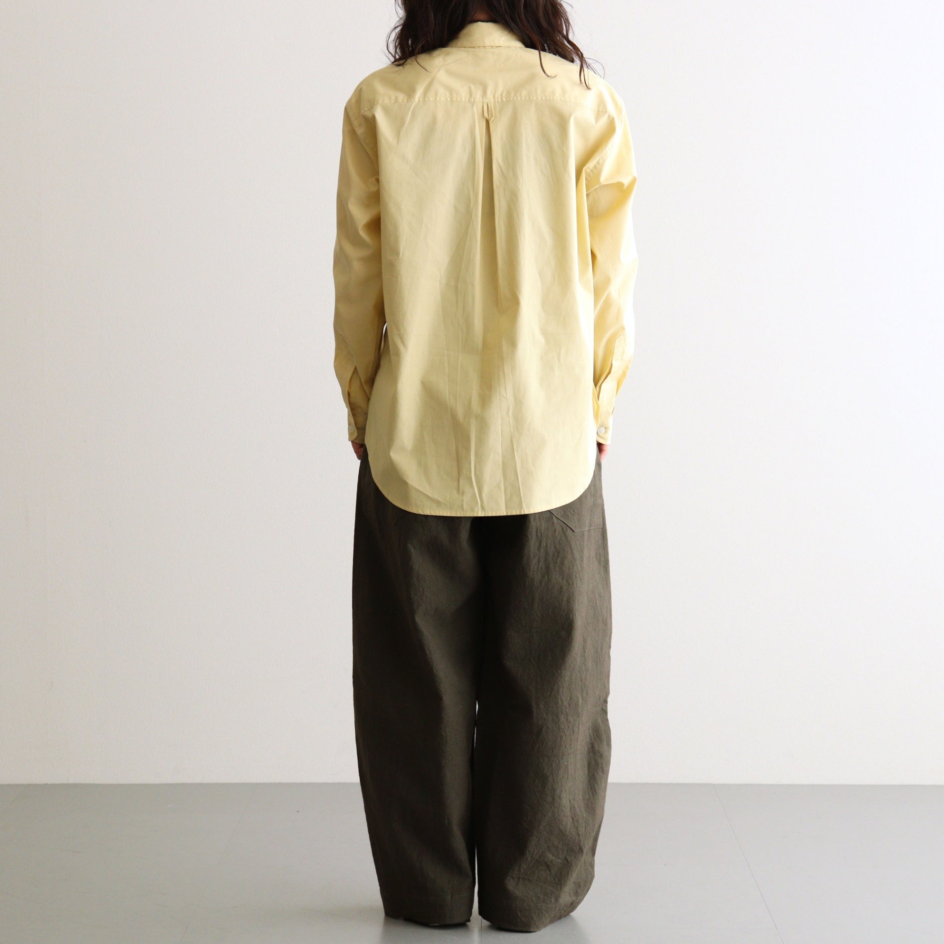 HW wide trousers #Khaki [261507]