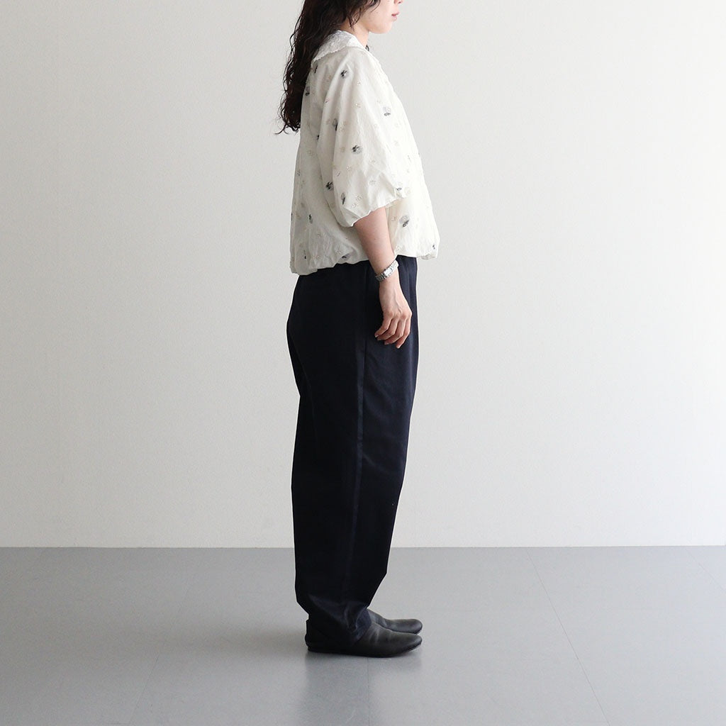 WEST POINT 2TUCK TAPERED EASY PANTS #3900 NAVY [GNMDS2501WP]