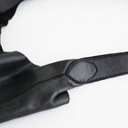 COW LEATHER ONE HANDLE BAG #9900 BLACK [SVMDSH2621]